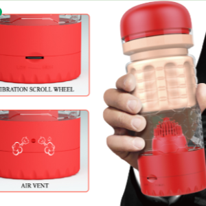 pretty love automatic vibrating emily masturbator red for men