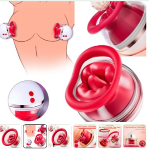 rose toy ultimate pleasure new big mouth sex tool for nipple vagina sucking licking toys
